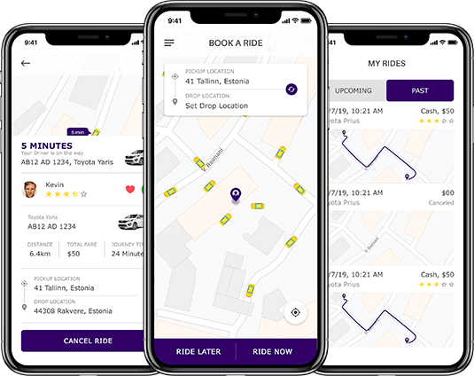 taxi booking app