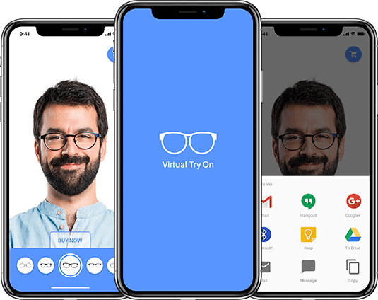 virtual try-on glasses